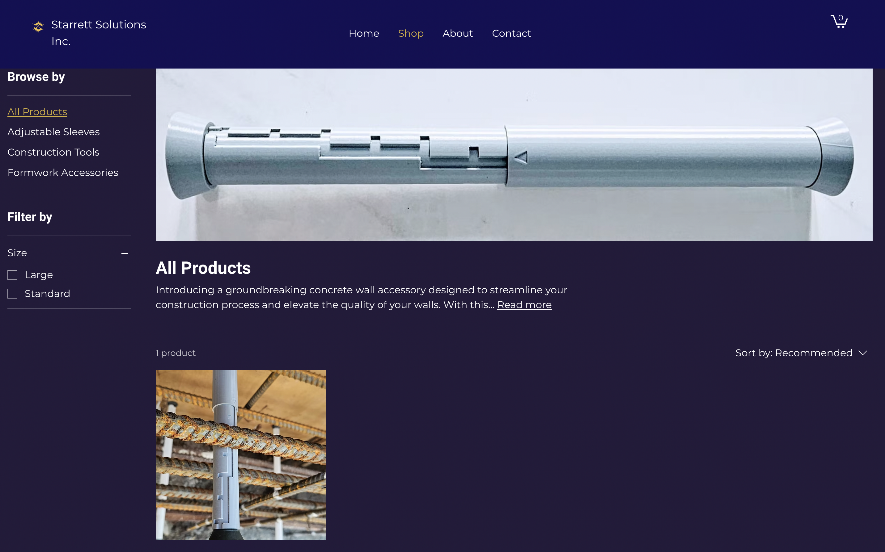 adjustablesleeves.ca ecommerce custom website